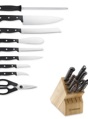 Wüsthof Gourmet 10-Piece Knife Set with 13-Slot Block